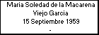Maria Soledad de la Macarena Viejo Garcia
