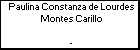 Paulina Constanza de Lourdes Montes Carillo